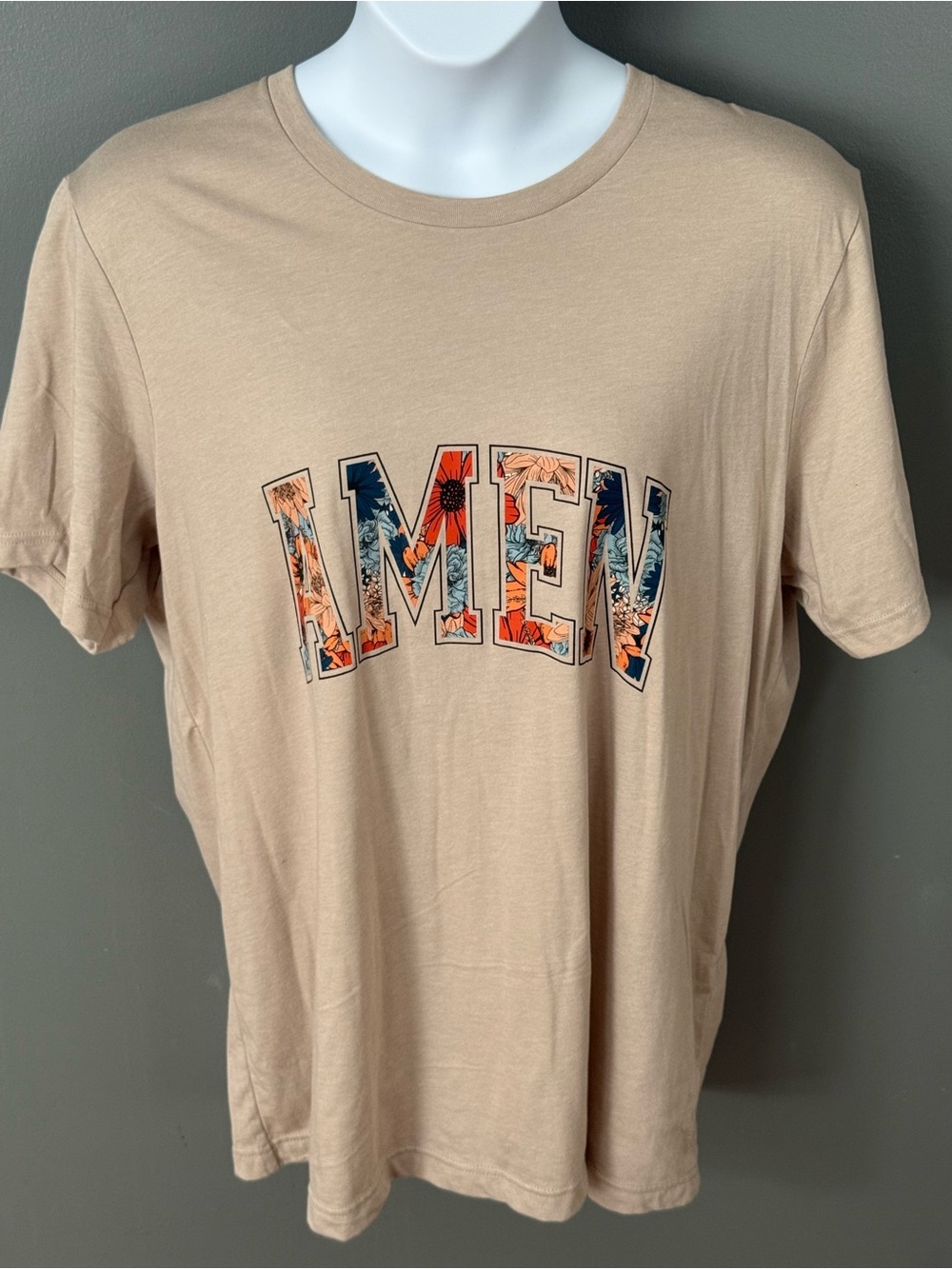 AMEN Floral-Print Tee